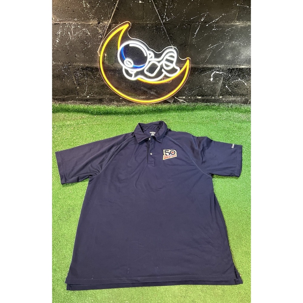 Reebok‎ Buffalo Bills Polo Mens Size XL Blue NFL Football Golf Shirt